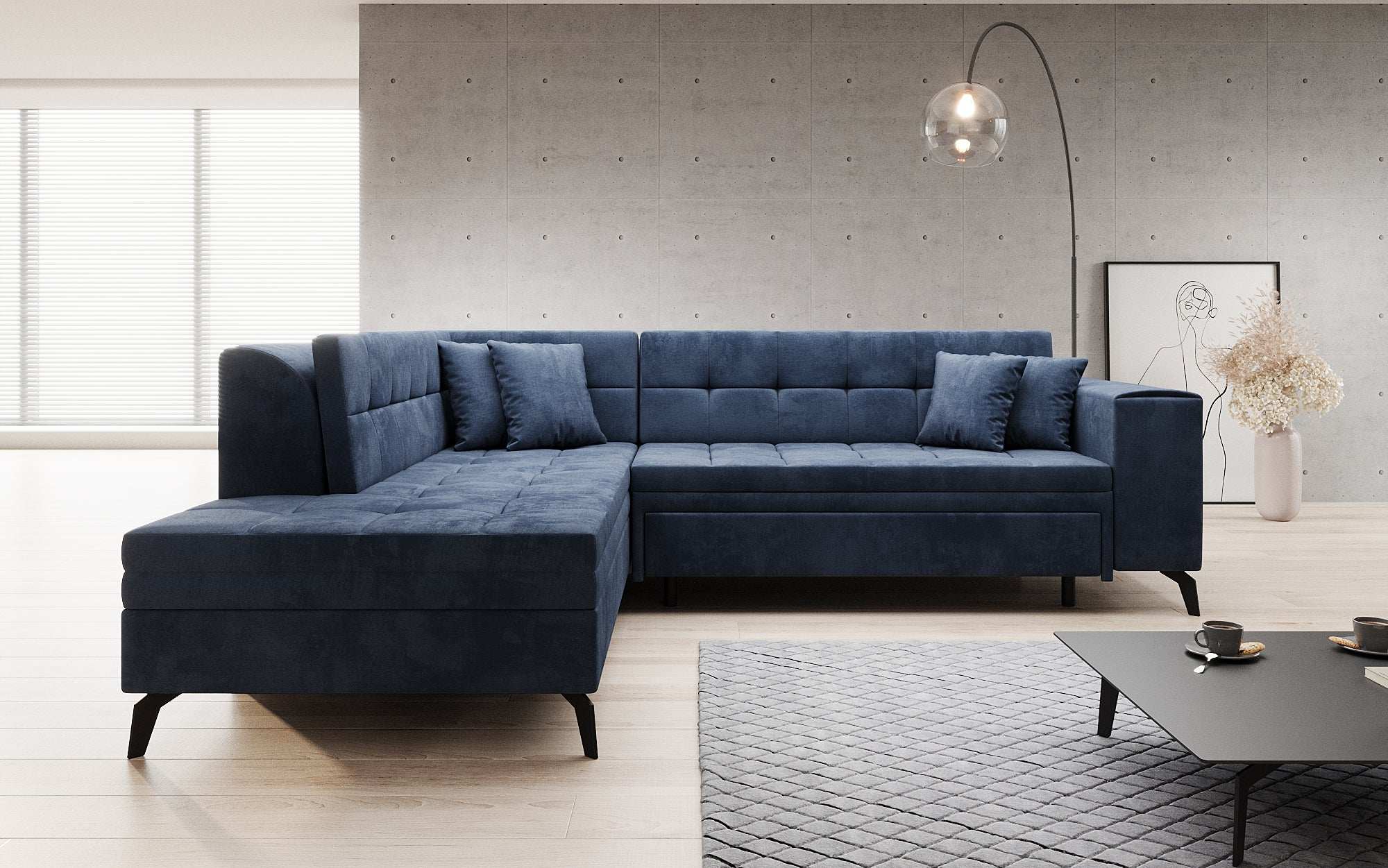 Canapé designer Lania avec fonction couchage