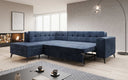 Designer-hoekbank Lania met slaapfunctie