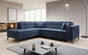 Designer-hoekbank Lania met slaapfunctie