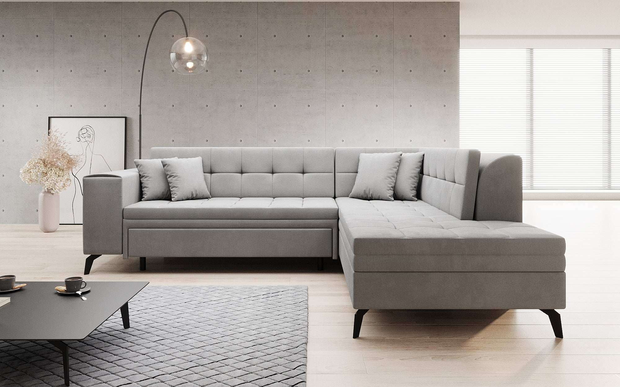 Canapé designer Lania avec fonction couchage