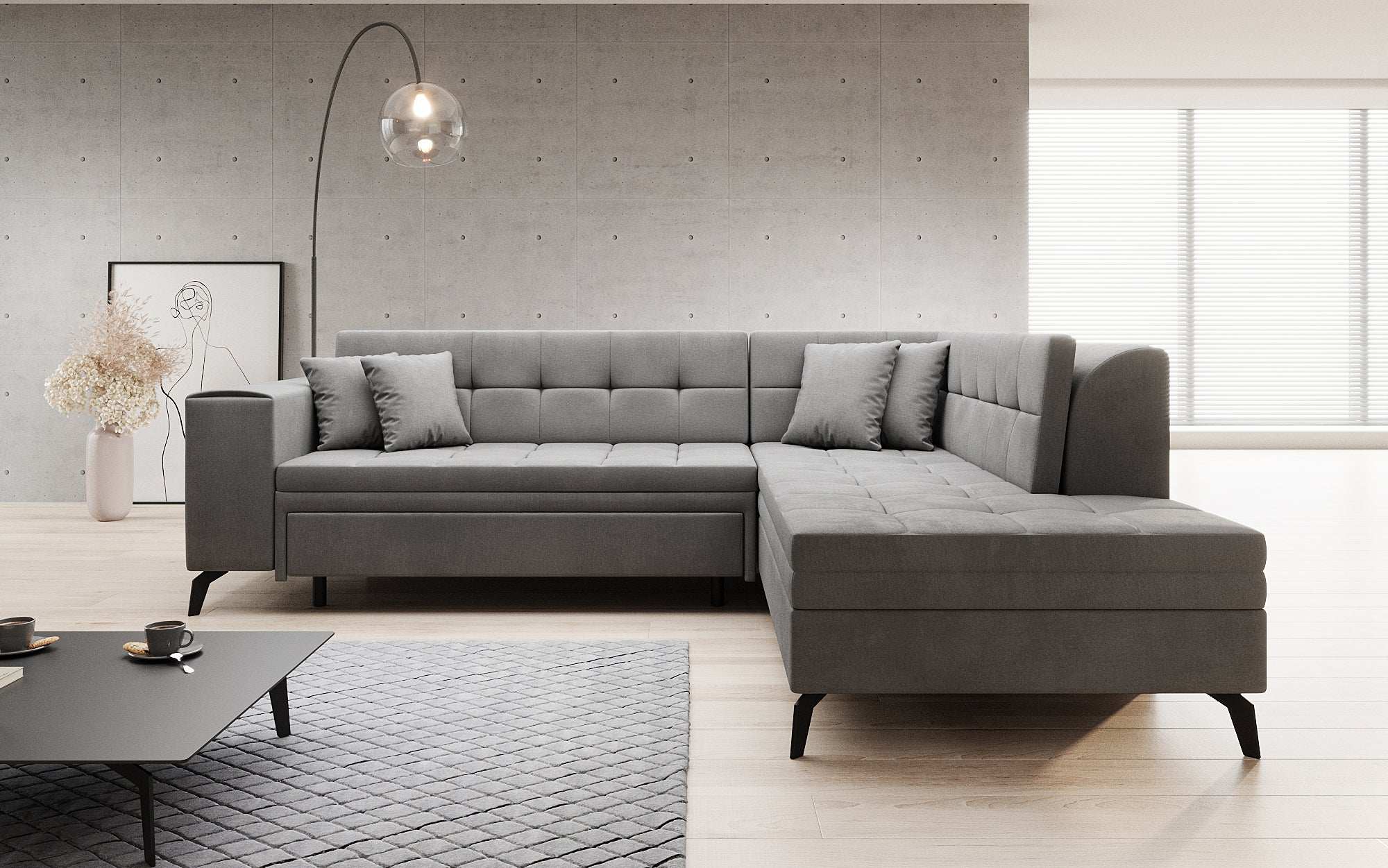 Canapé designer Lania avec fonction couchage