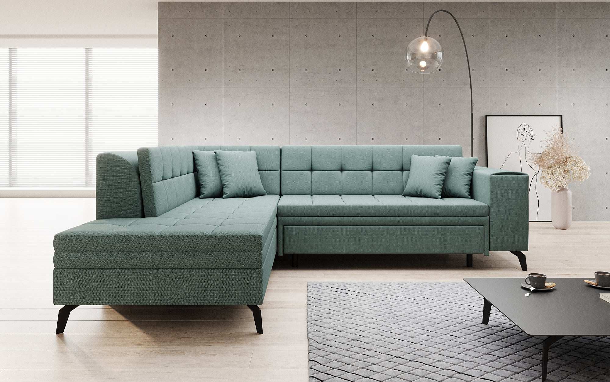 Canapé designer Lania avec fonction couchage