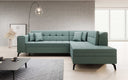Designer-hoekbank Lania met slaapfunctie