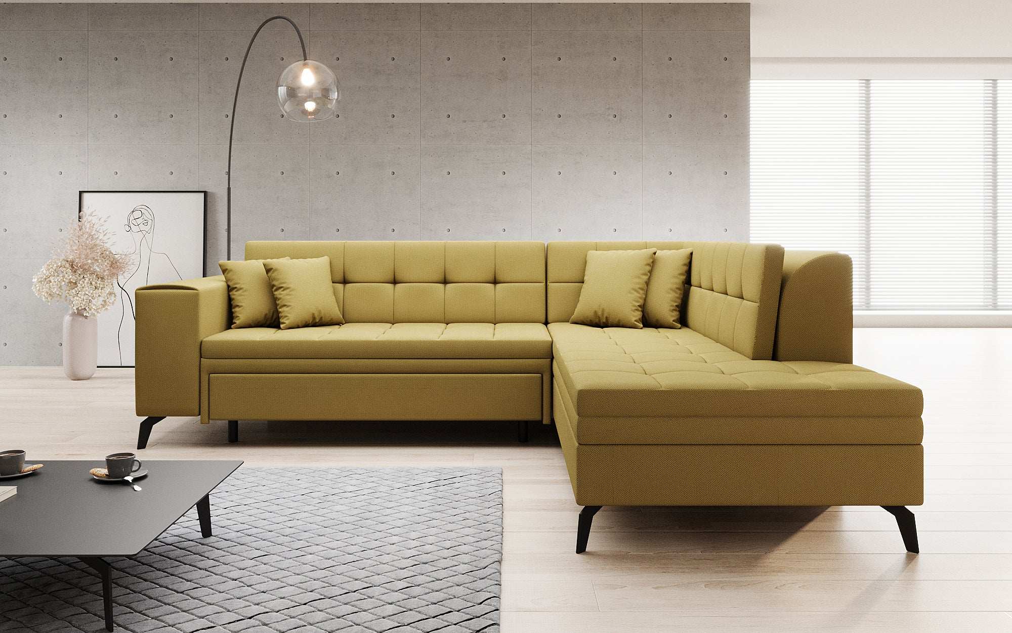 Canapé designer Lania avec fonction couchage