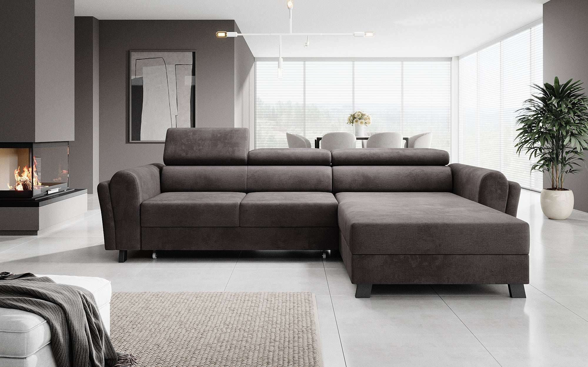 Designer Sofa Massimo met slaap- en klapfunctie