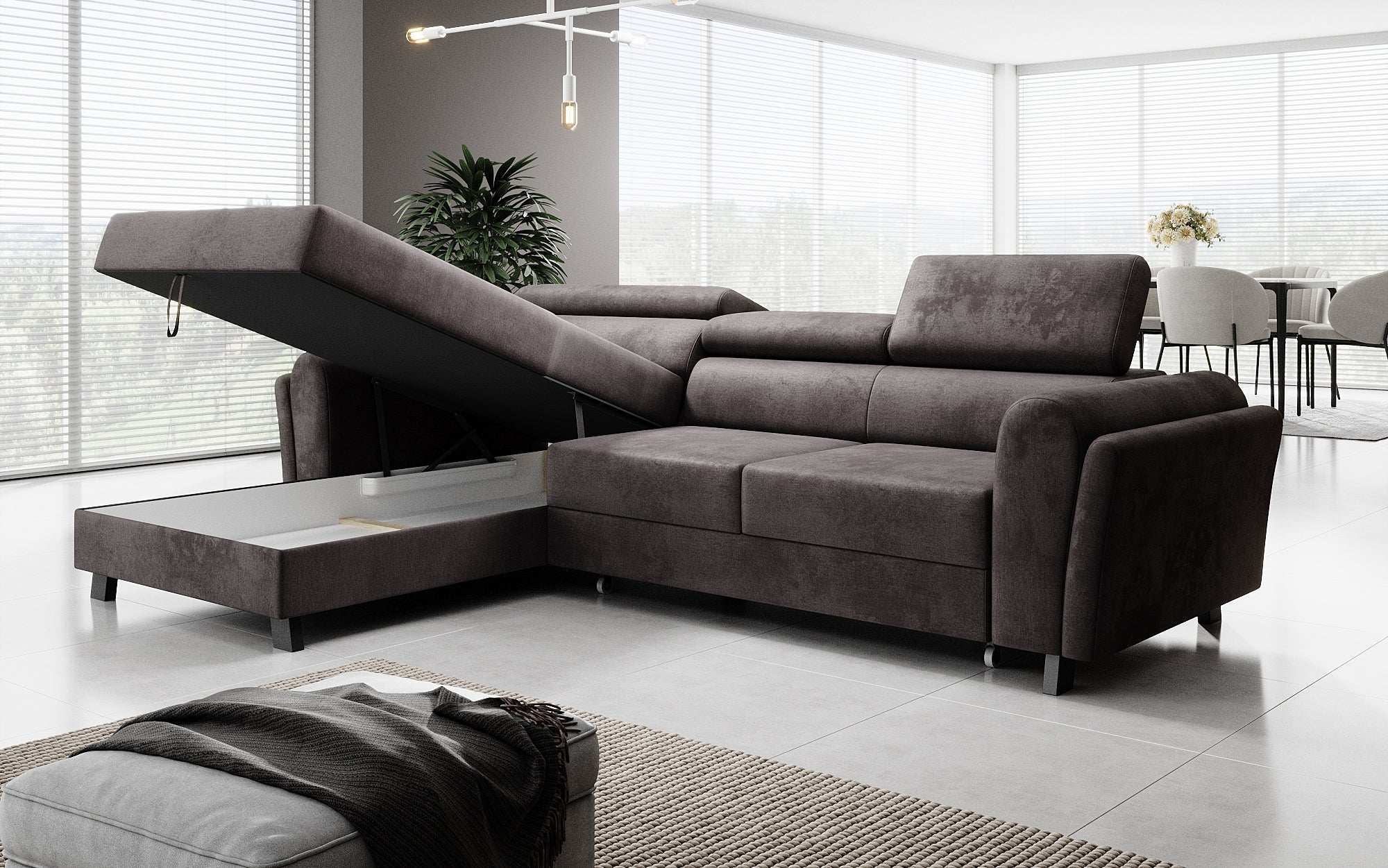 Designer Sofa Massimo met slaap- en klapfunctie