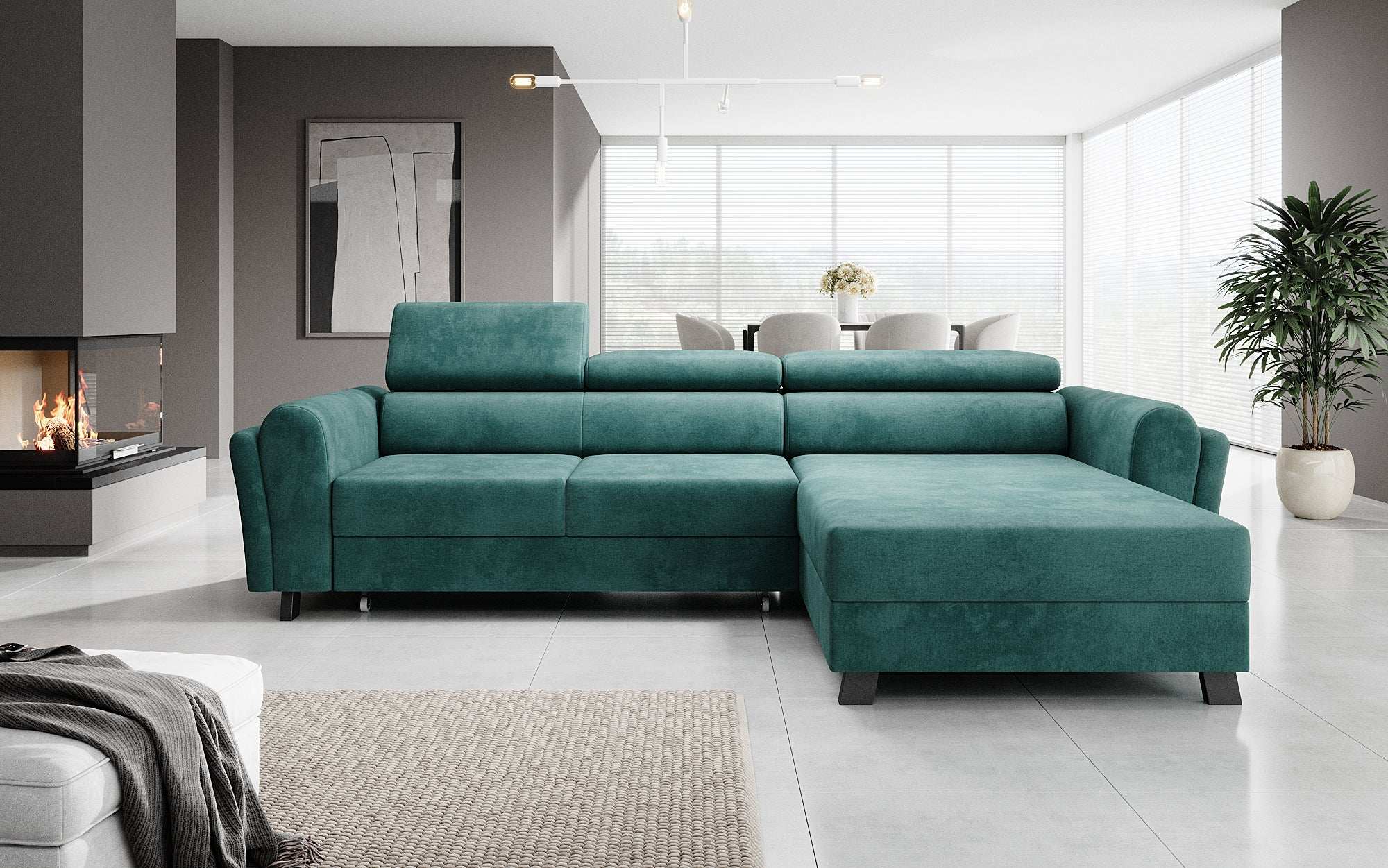 Designer Sofa Massimo met slaap- en klapfunctie