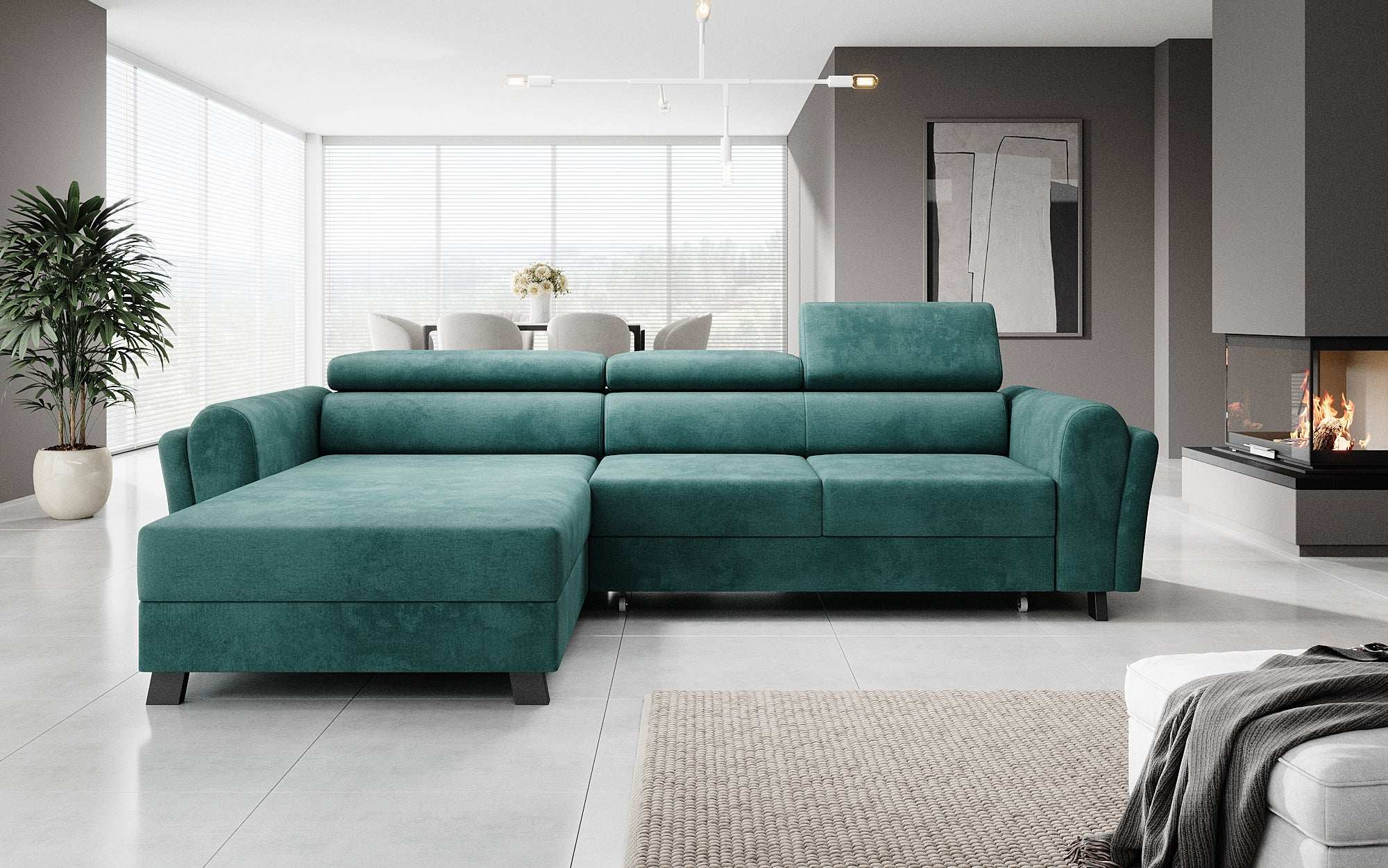Designer Sofa Massimo met slaap- en klapfunctie