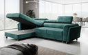 Designer-hoekbank Massimo met slaap- en uitklapfunctie