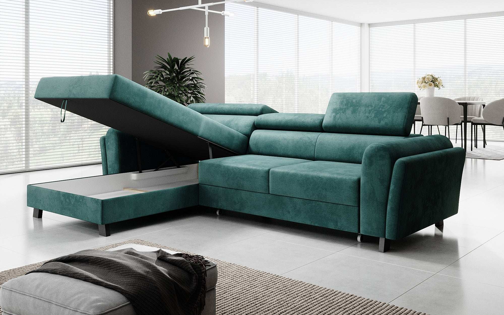 Designer Sofa Massimo met slaap- en klapfunctie