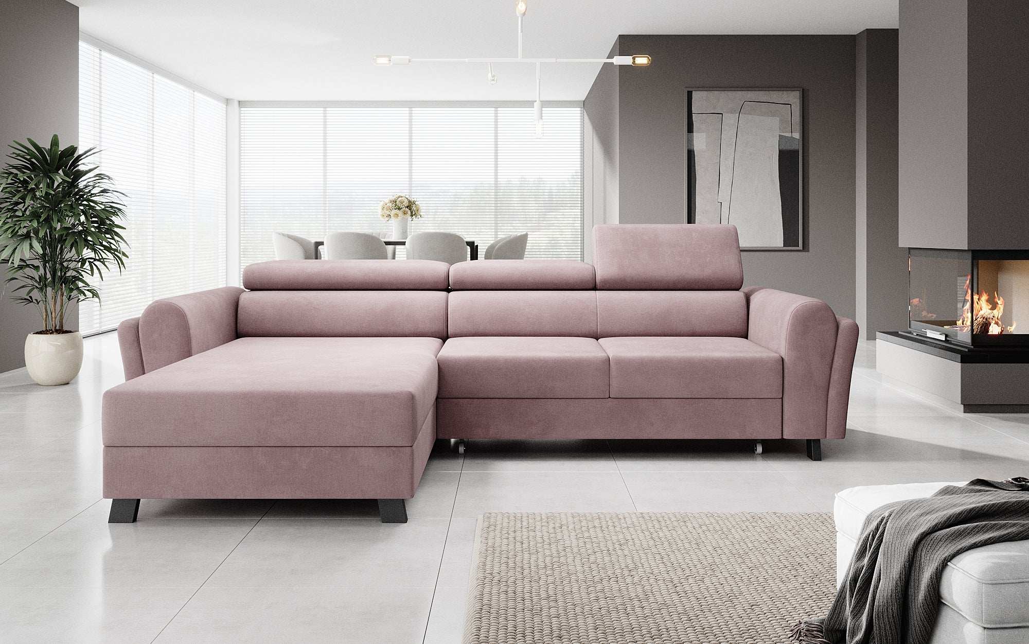 Designer Sofa Massimo met slaap- en klapfunctie