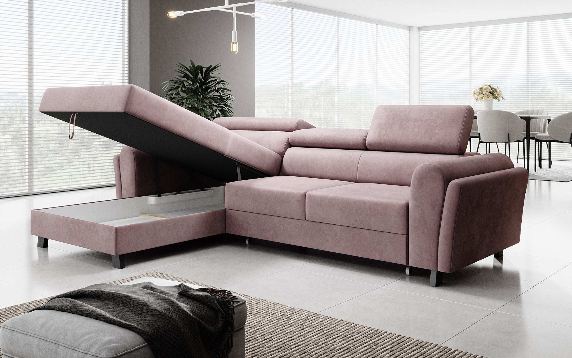 Designer Sofa Massimo met slaap- en klapfunctie