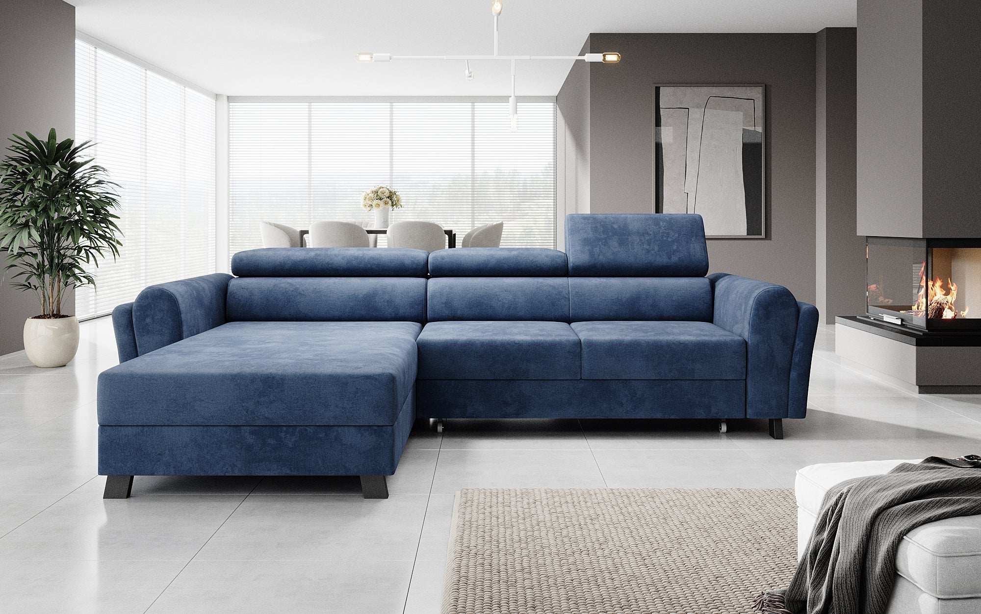 Designer Sofa Massimo met slaap- en klapfunctie