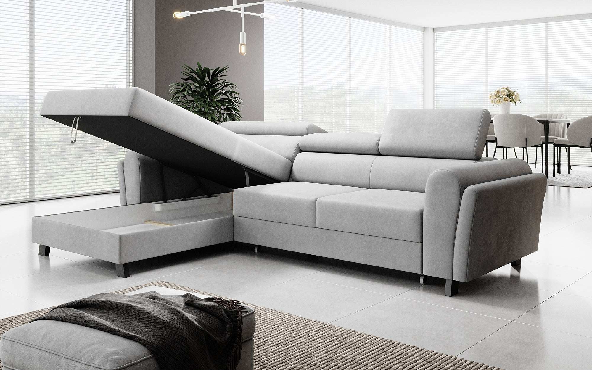 Designer Sofa Massimo met slaap- en klapfunctie