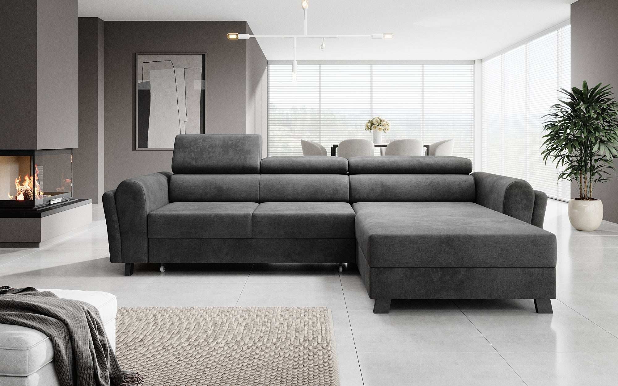 Designer Sofa Massimo met slaap- en klapfunctie