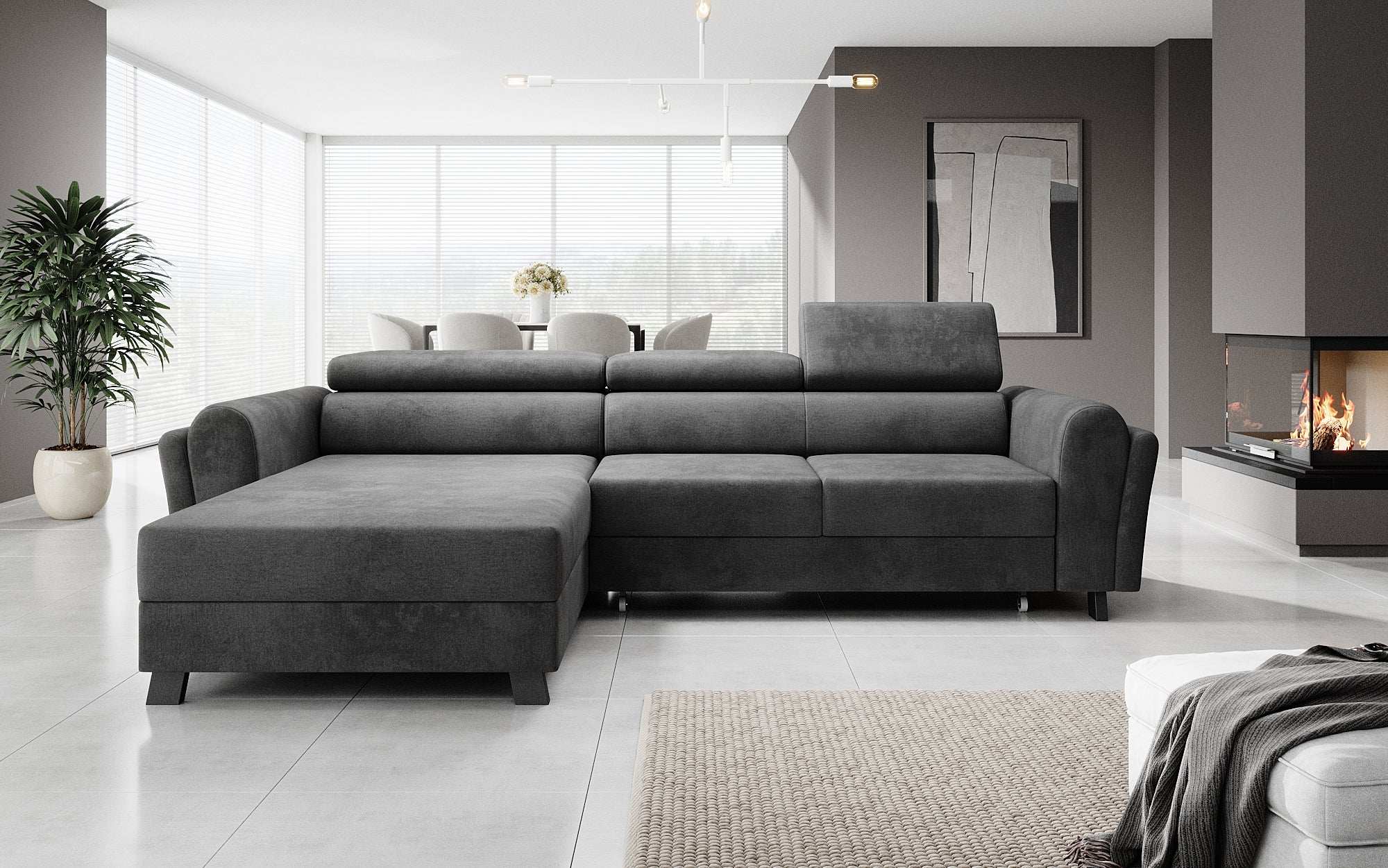Designer Sofa Massimo met slaap- en klapfunctie