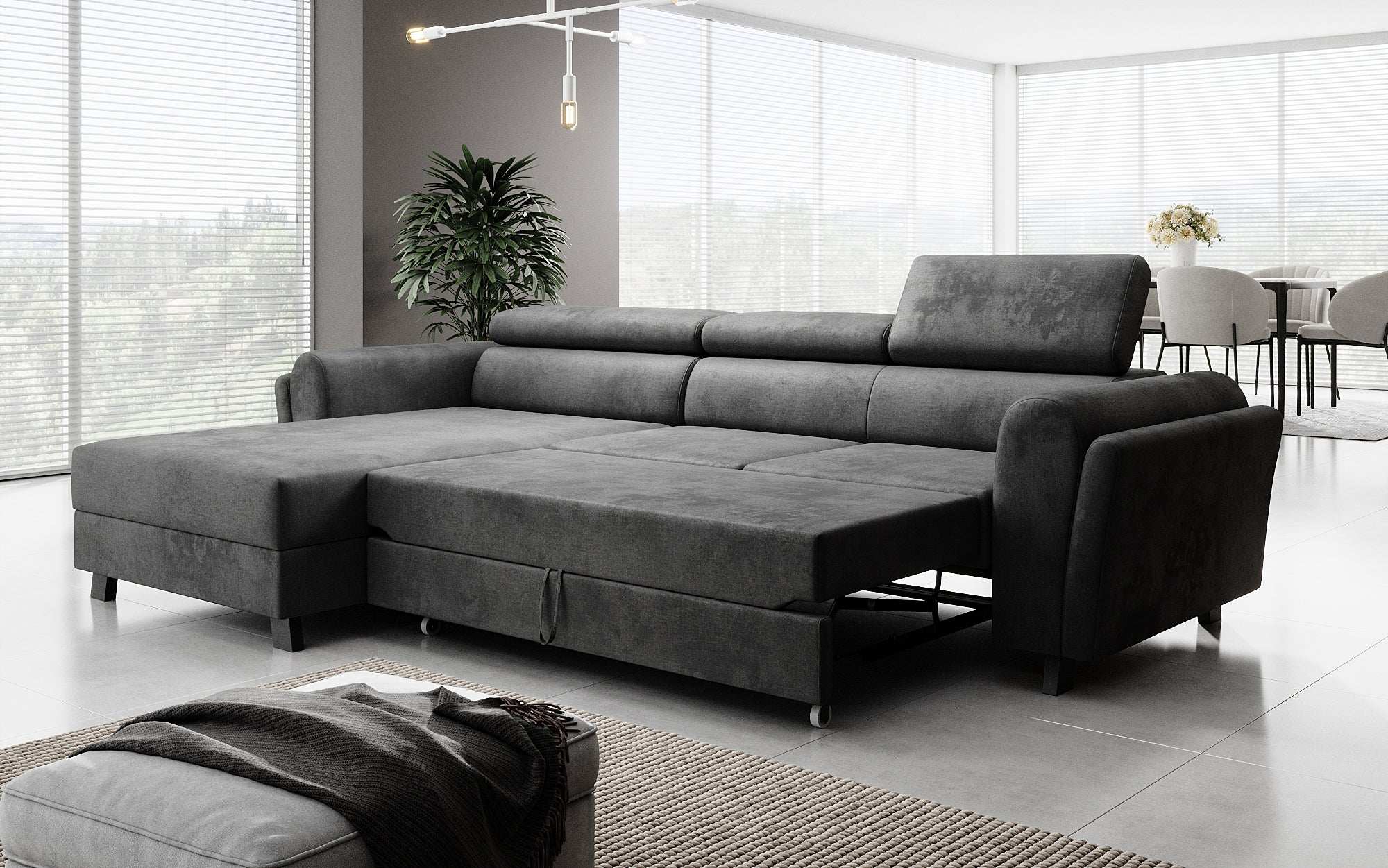 Designer Sofa Massimo met slaap- en klapfunctie