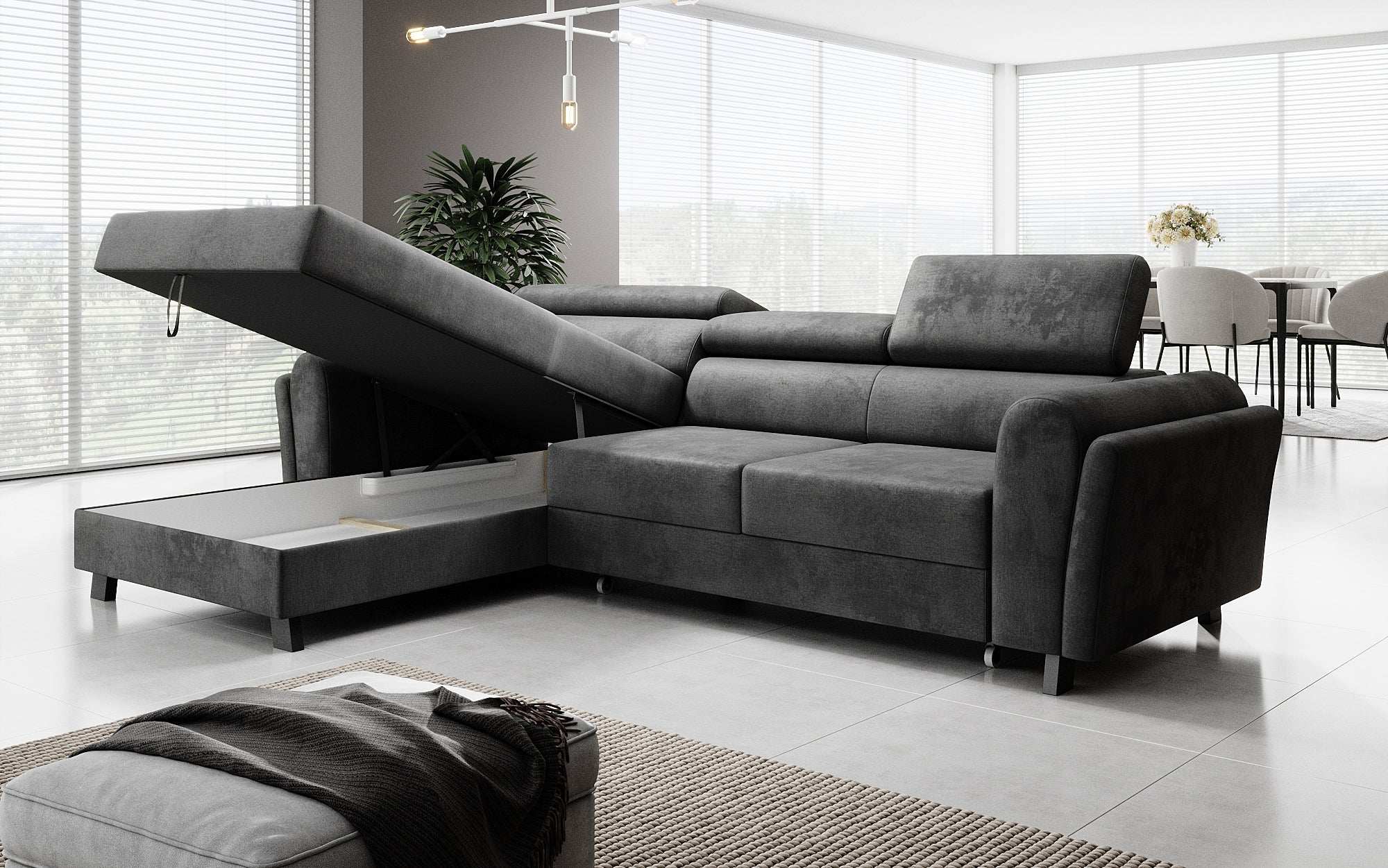 Designer Sofa Massimo met slaap- en klapfunctie