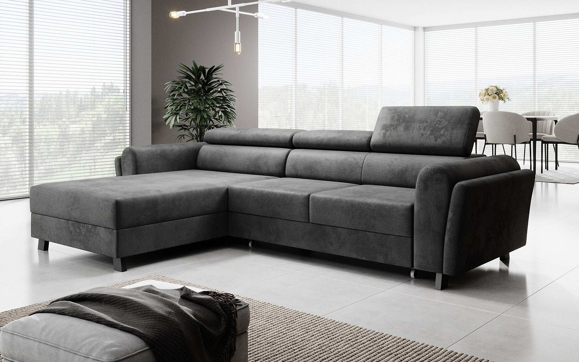 Designer Sofa Massimo met slaap- en klapfunctie