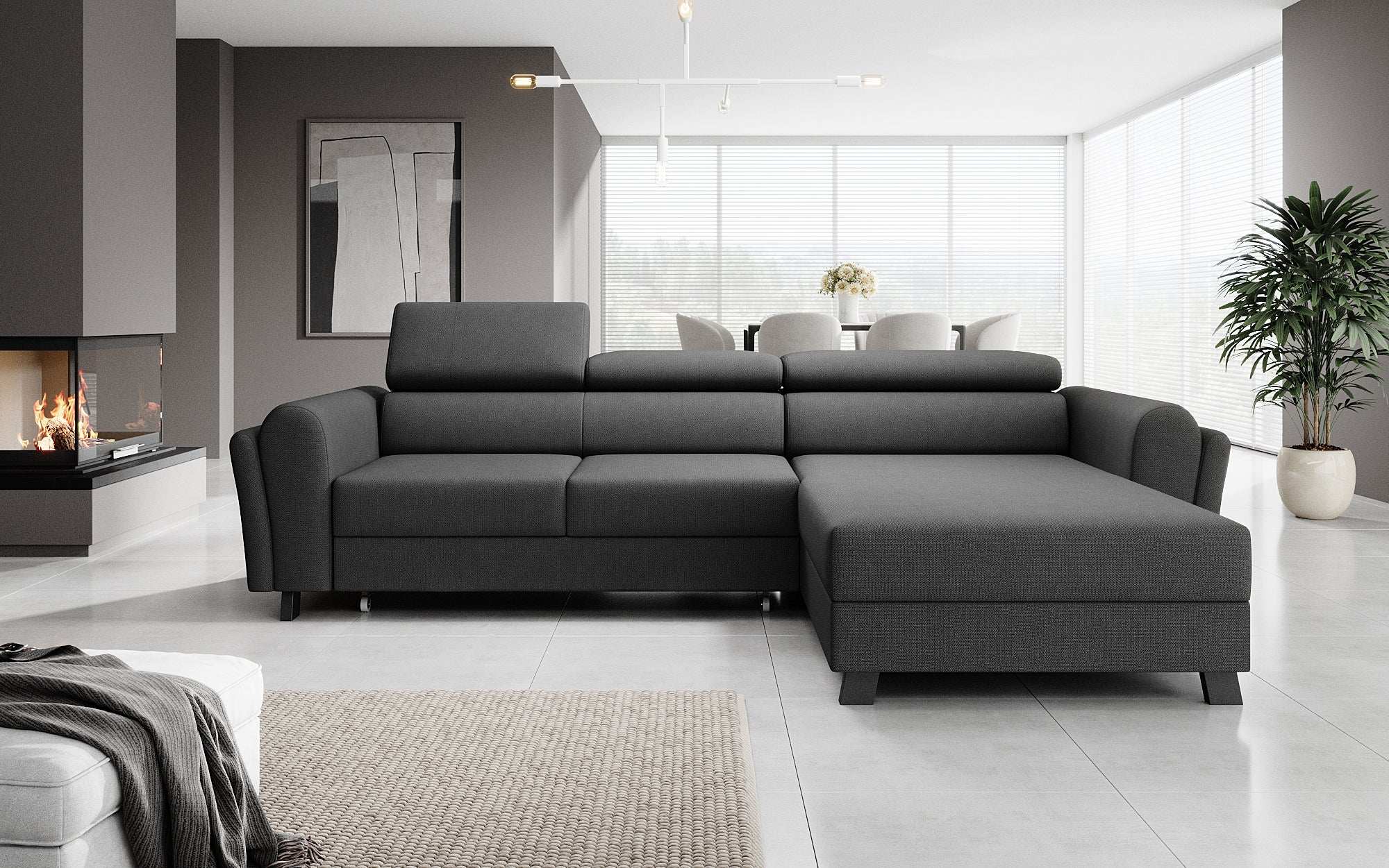 Designer Sofa Massimo met slaap- en klapfunctie