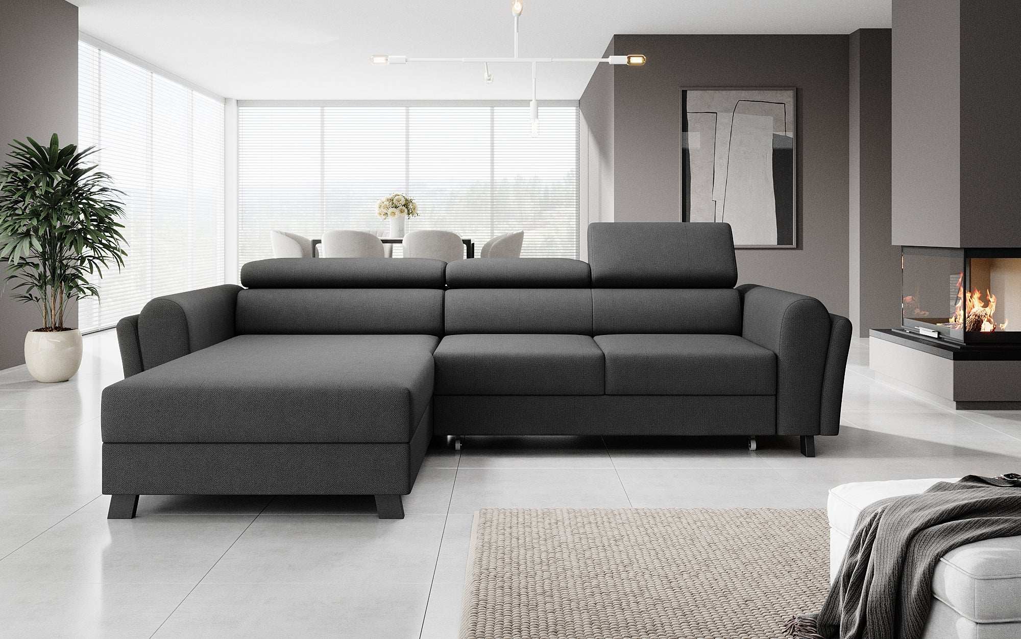Designer Sofa Massimo met slaap- en klapfunctie