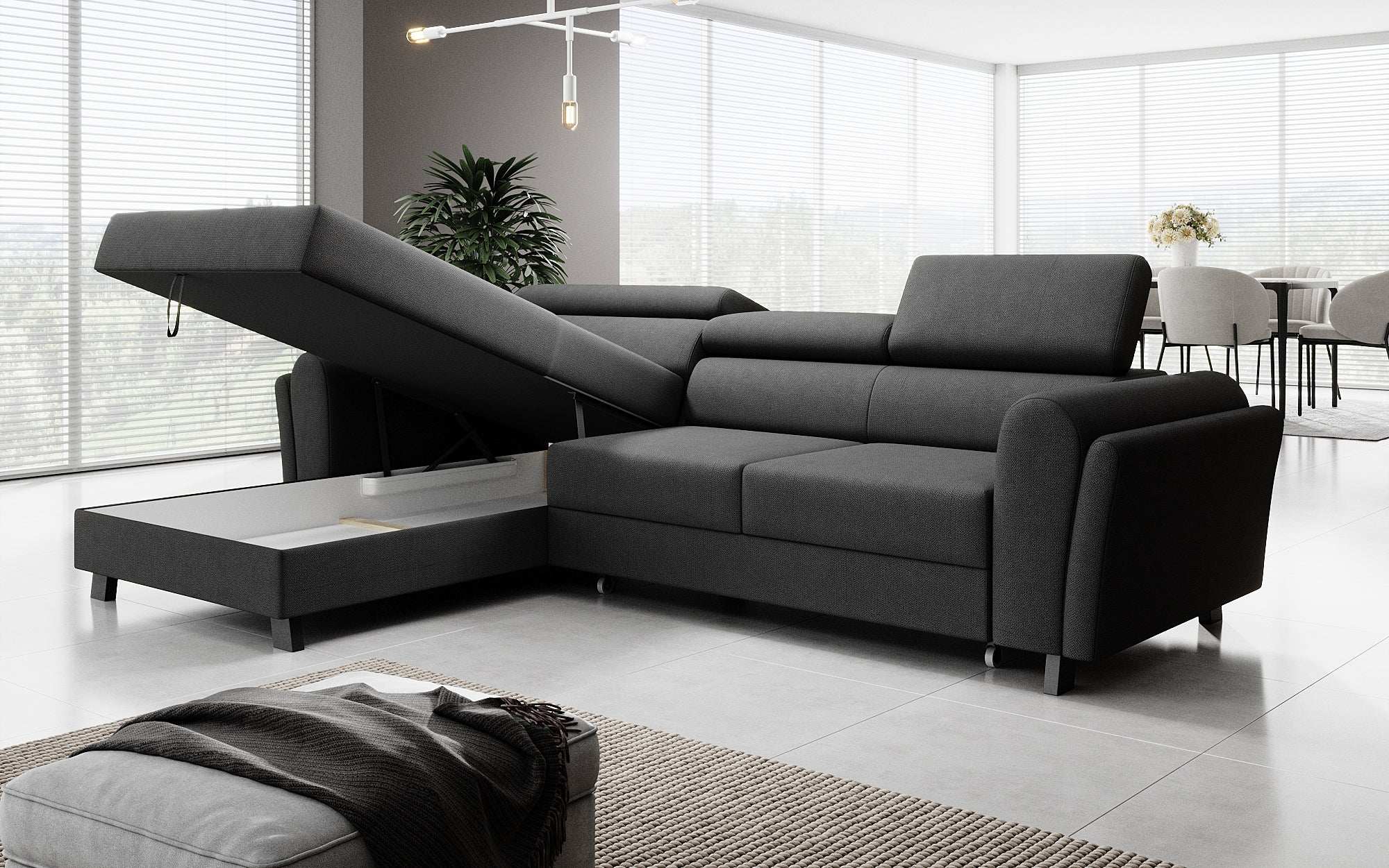 Designer Sofa Massimo met slaap- en klapfunctie