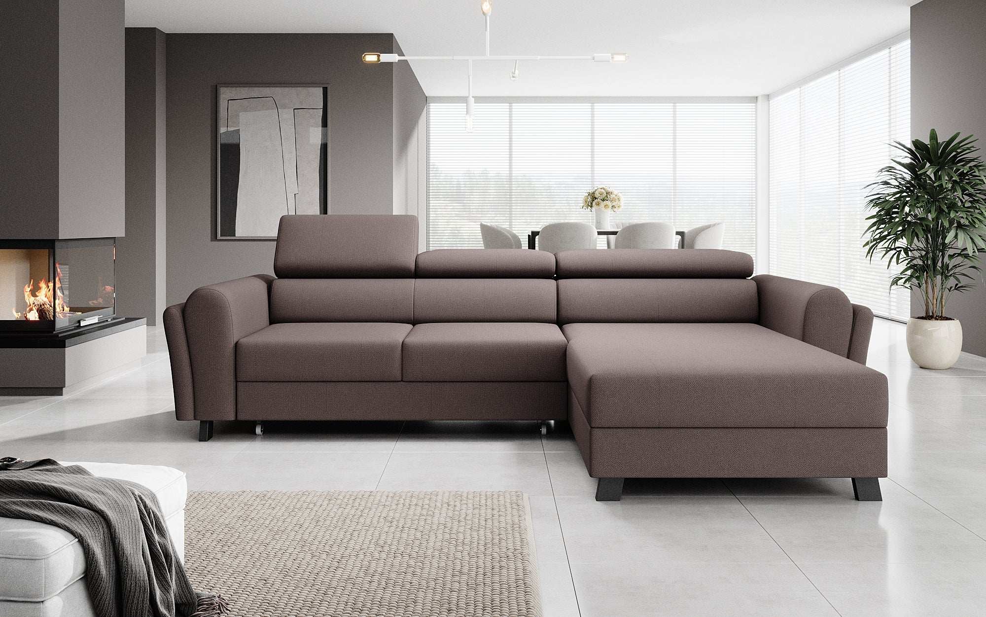 Designer Sofa Massimo met slaap- en klapfunctie