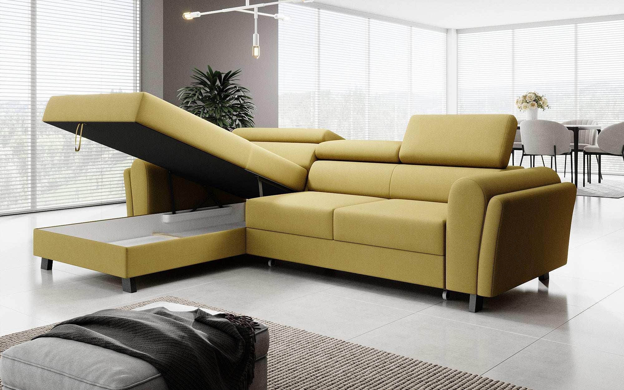 Designer Sofa Massimo met slaap- en klapfunctie
