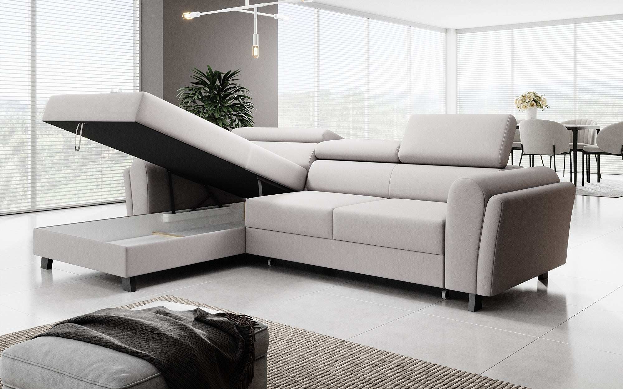 Designer Sofa Massimo met slaap- en klapfunctie