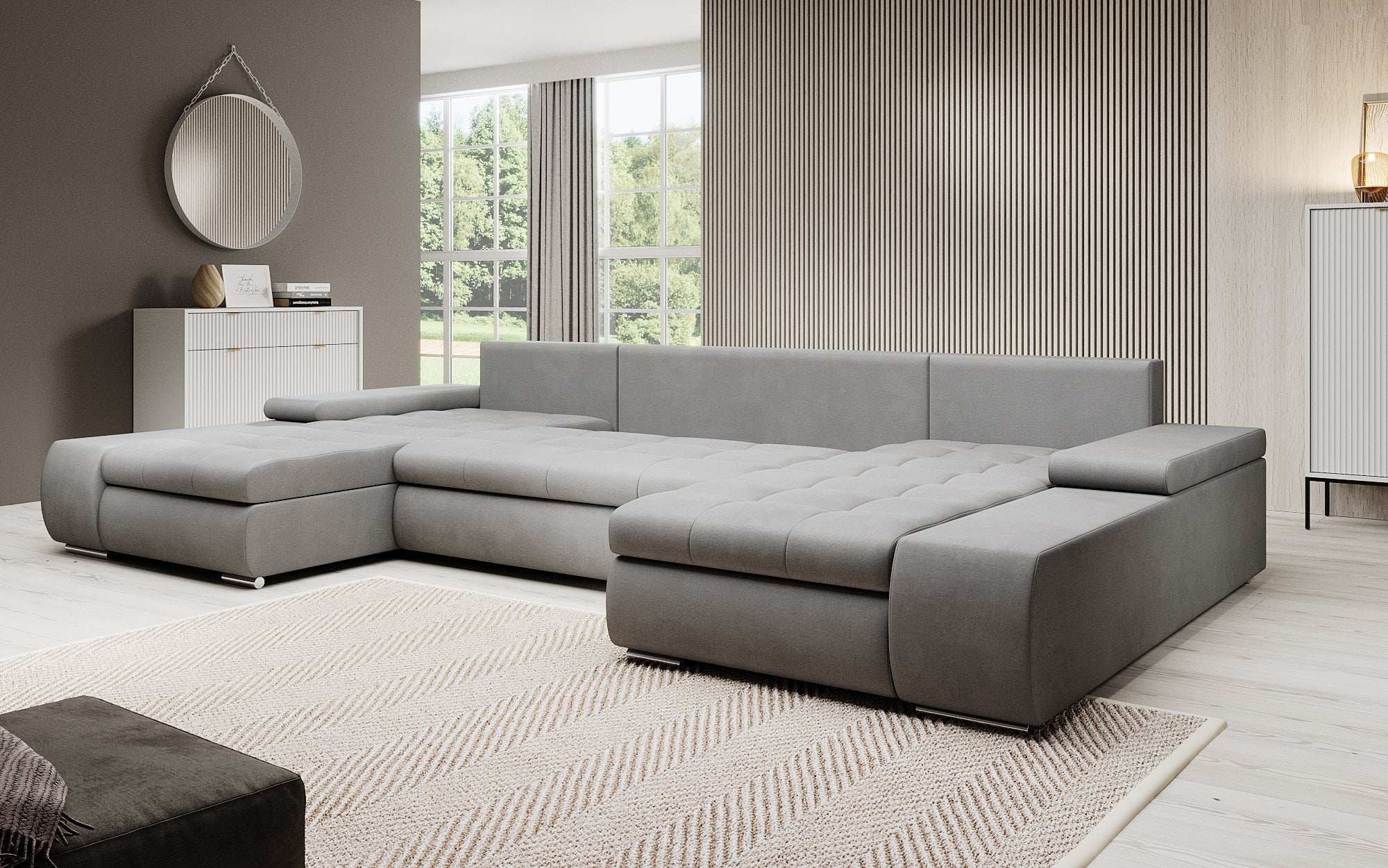 Designer Sofa Martino mit Schlaffunktion