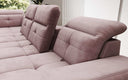 Designer Sofa Nerio met verstelbare hoofd- en rugleuning