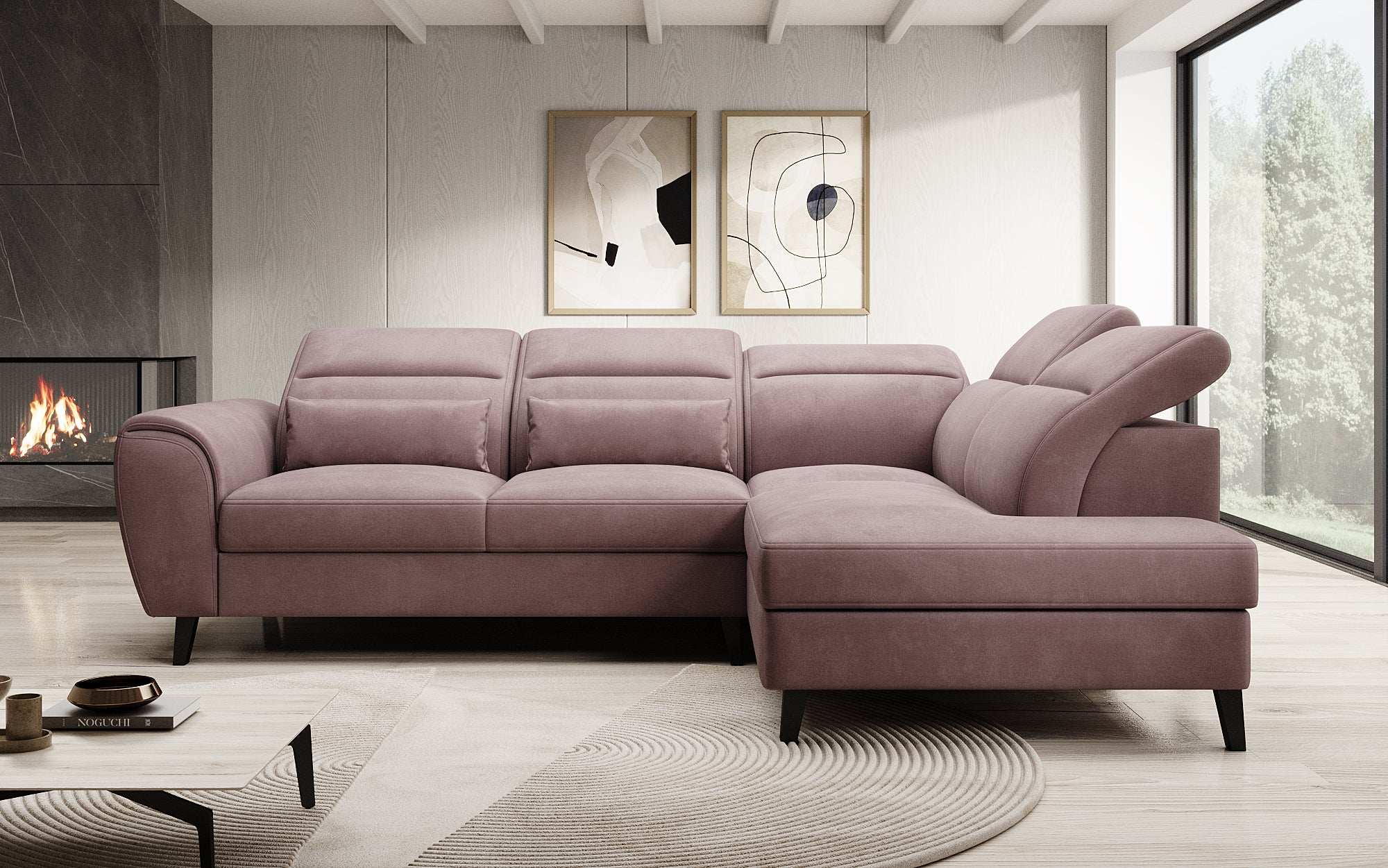 Canapé designer Nobile avec dossier réglable