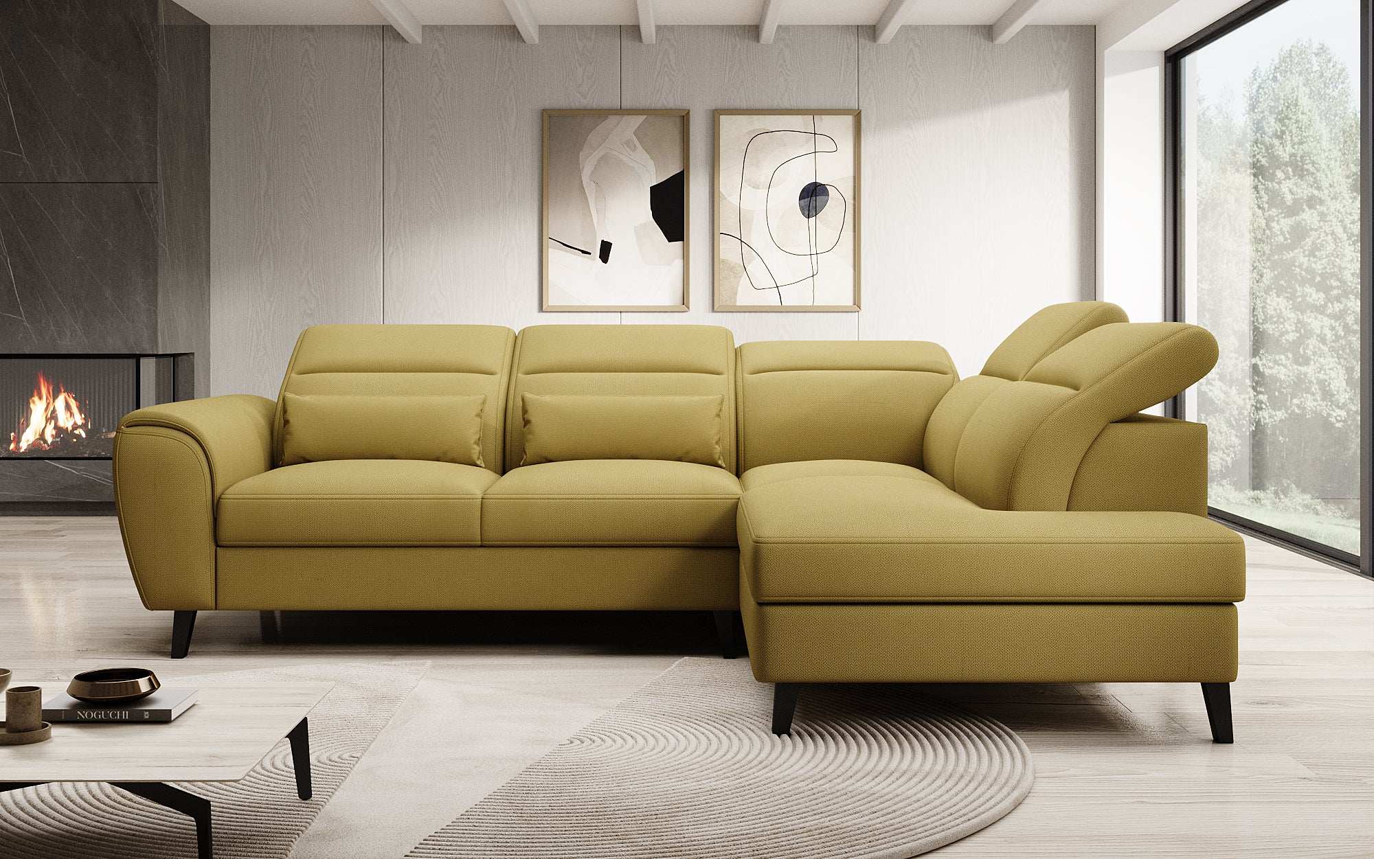Canapé designer Nobile avec dossier réglable