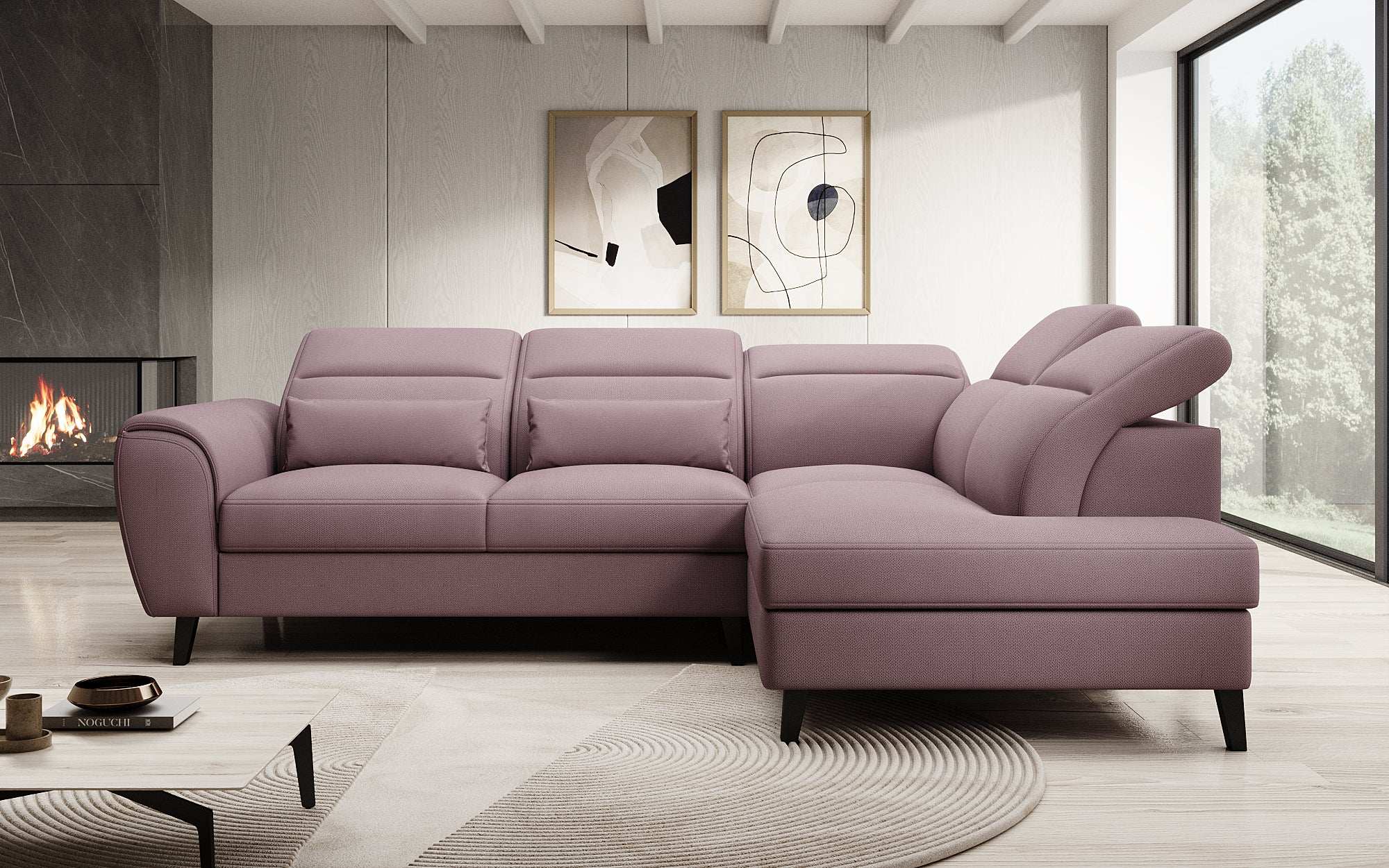 Canapé designer Nobile avec dossier réglable