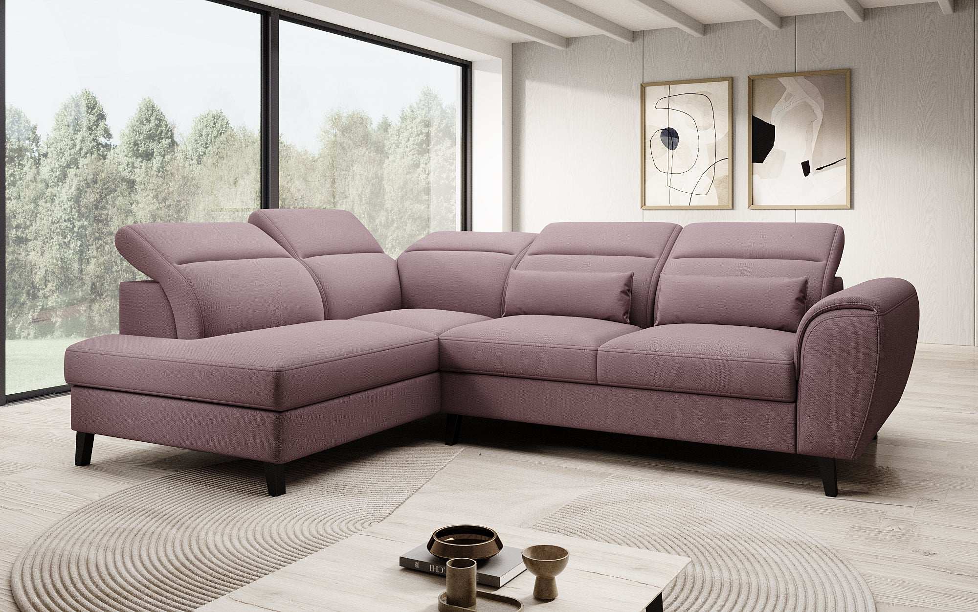 Canapé designer Nobile avec dossier réglable