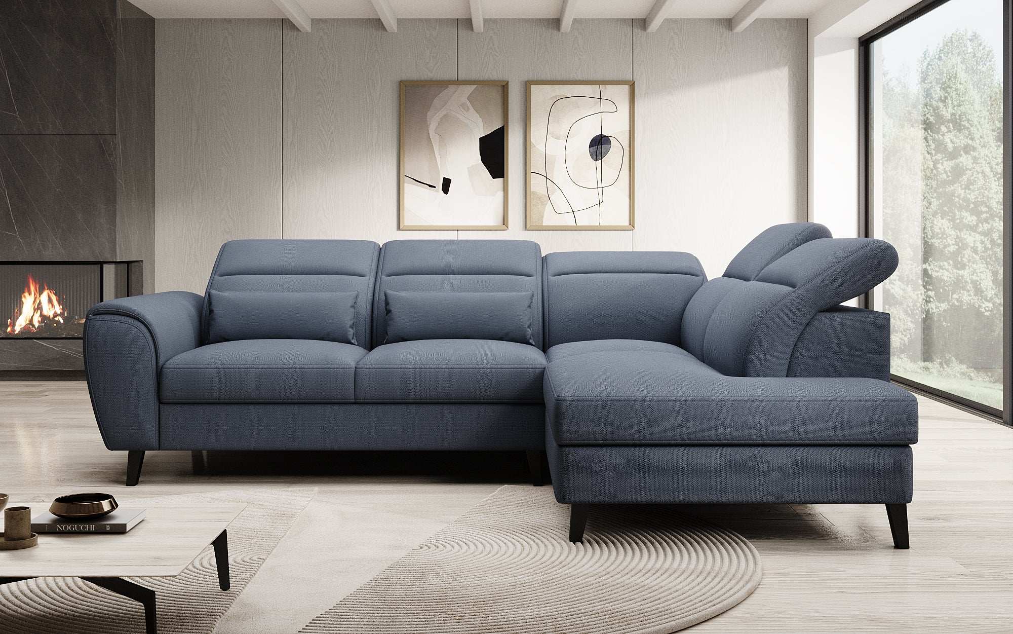 Canapé designer Nobile avec dossier réglable