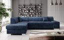 Designer Ecksofa Pina mit Schlaf- und Klappfunktion
