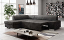 Designer Ecksofa Pina mit Schlaf- und Klappfunktion
