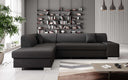Designer Ecksofa Pina mit Schlaf- und Klappfunktion