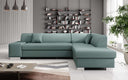 Designer Ecksofa Pina mit Schlaf- und Klappfunktion