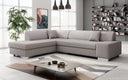 Designer Ecksofa Pina mit Schlaf- und Klappfunktion