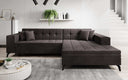Canapé d’angle design Frida avec fonction de couchage