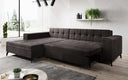 Canapé d’angle design Frida avec fonction de couchage