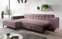 Canapé d’angle design Frida avec fonction de couchage