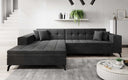 Canapé d’angle design Frida avec fonction de couchage
