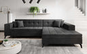 Canapé d’angle design Frida avec fonction de couchage