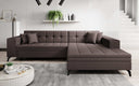 Canapé d’angle design Frida avec fonction de couchage