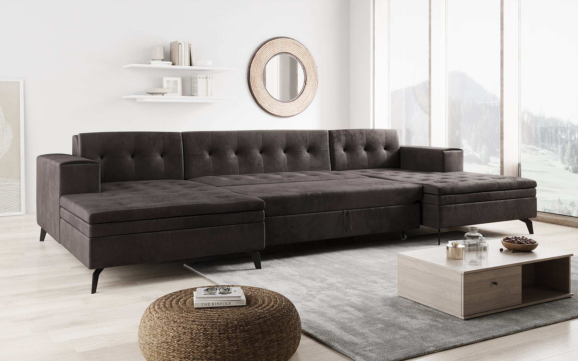Canapé designer Vivana avec fonction couchage