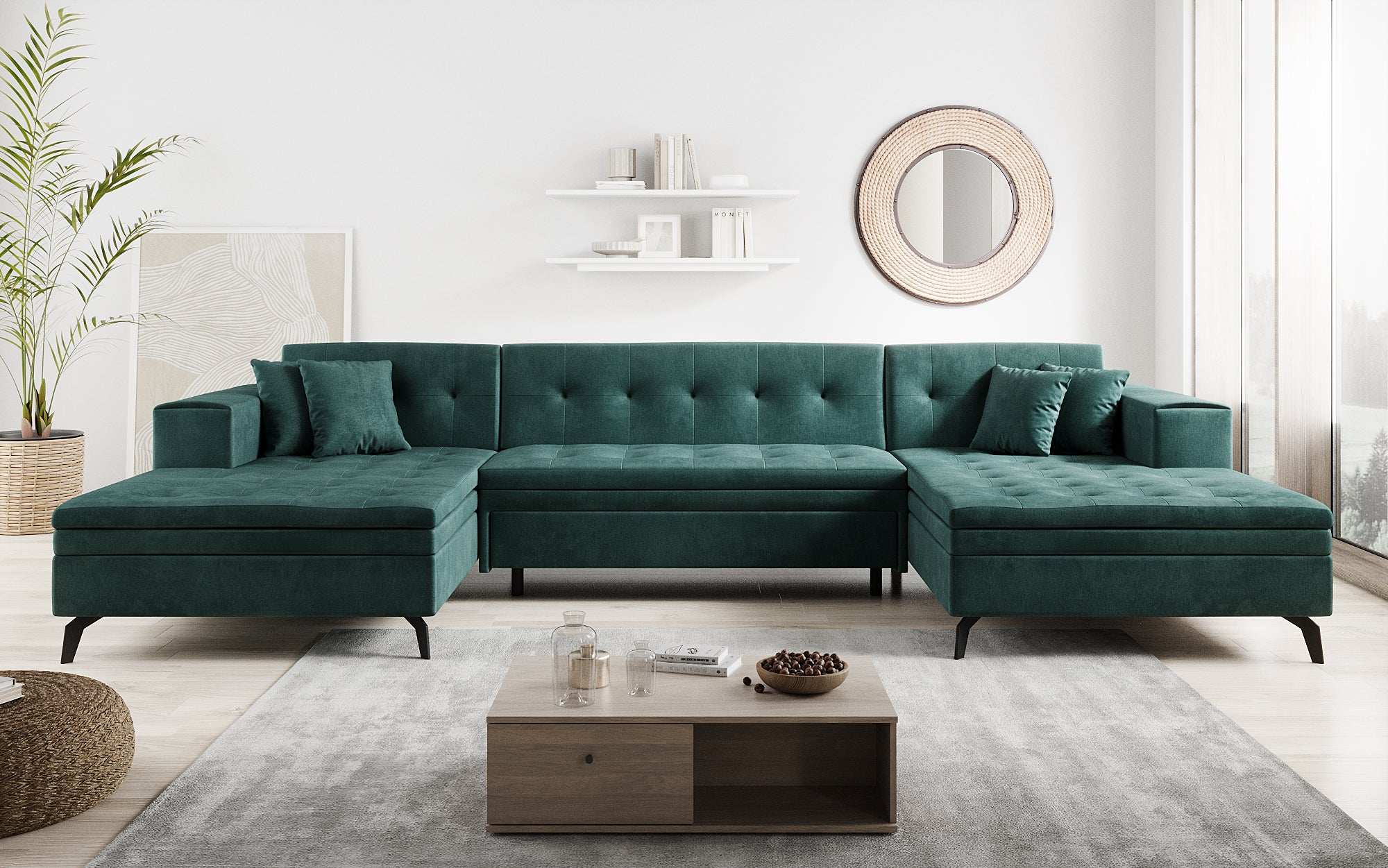 Canapé designer Vivana avec fonction couchage