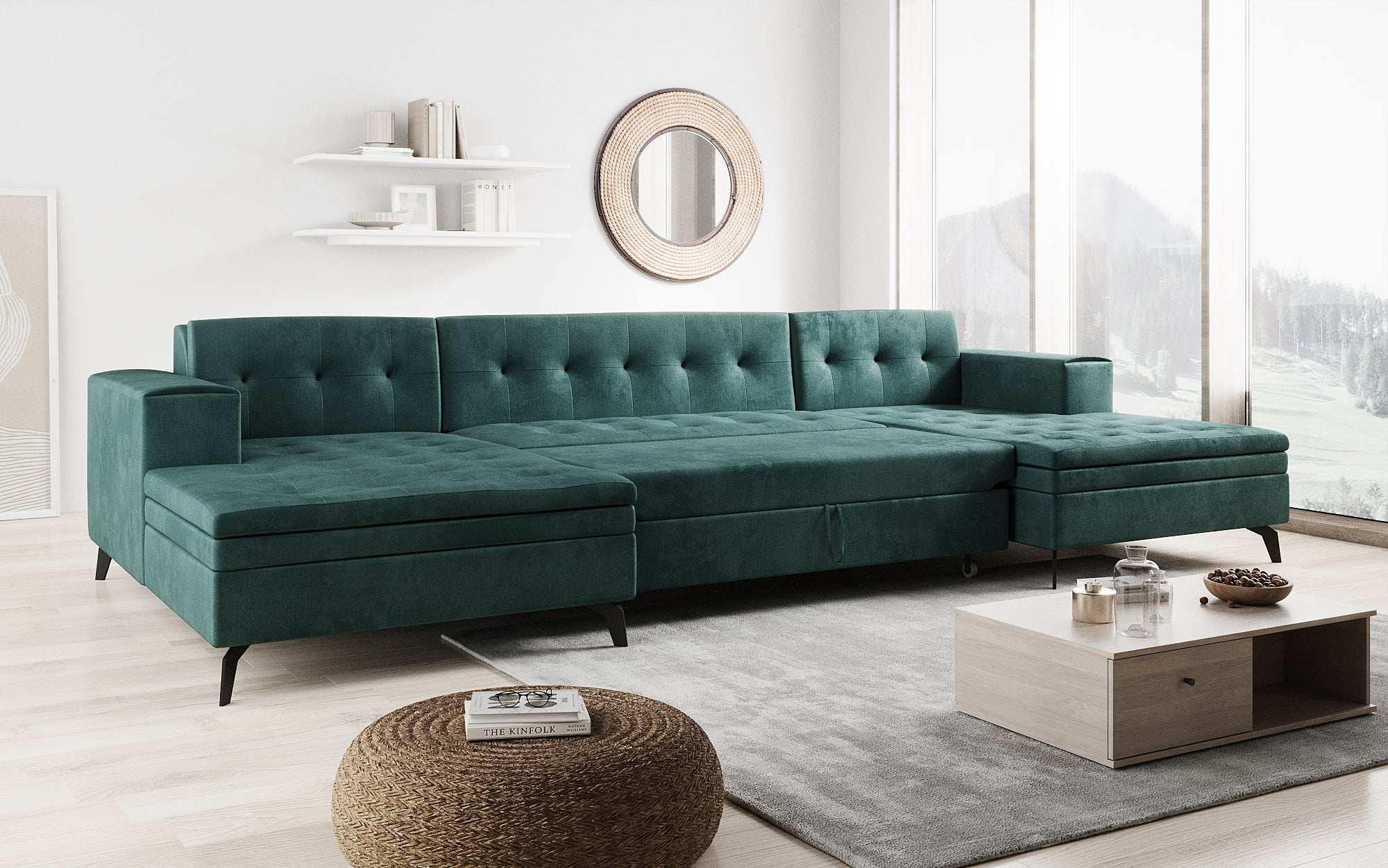 Canapé designer Vivana avec fonction couchage